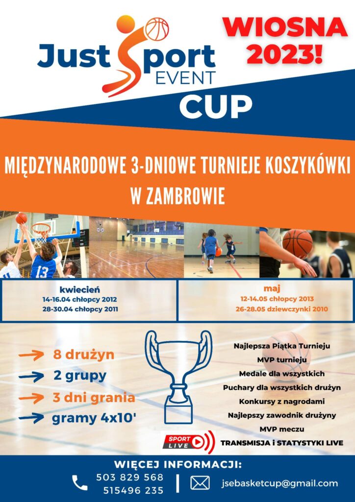 JUST SPORT EVENT CUP (DZIEWCZYNKI 2010 – U13) ZAMBRÓW